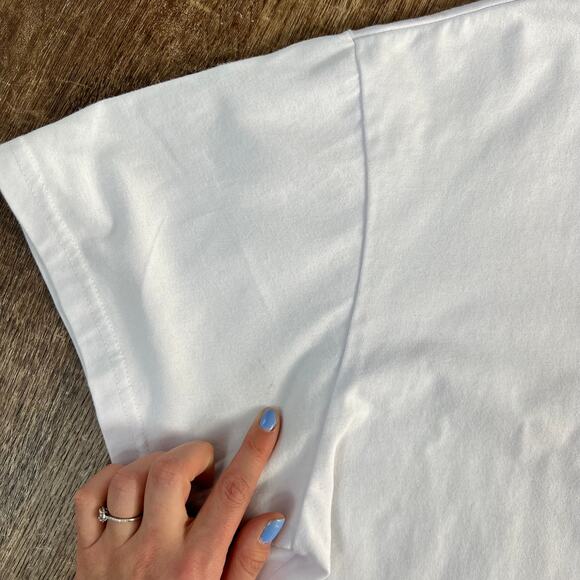 Hustle Gang White Embroidered Bear T Shirt - Picture 8 of 9